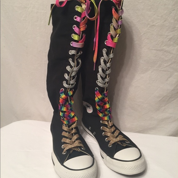 Converse Shoes - cool converse chuck Taylor knee high sneakers